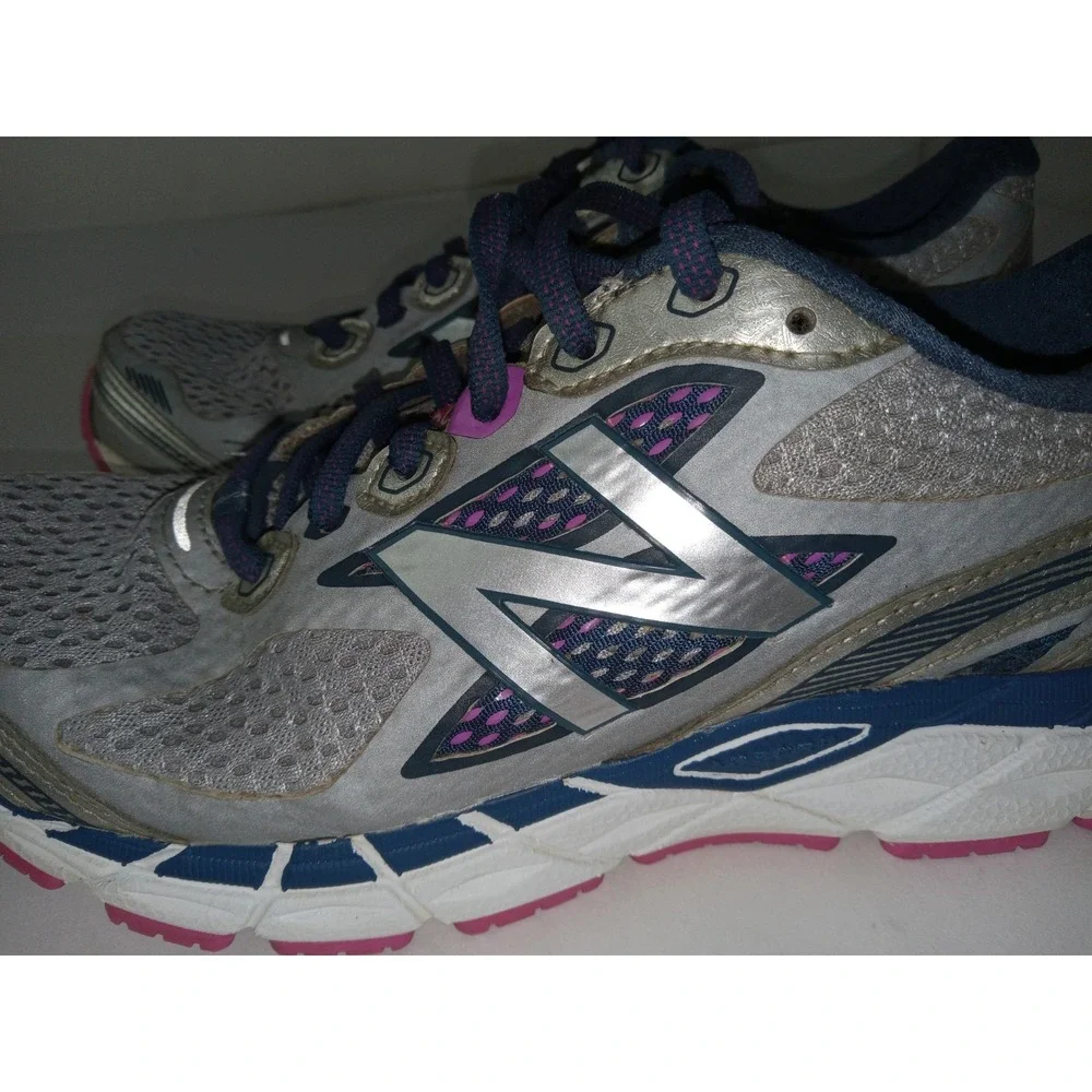 New Balance 840 v3‎ Running Shoes Womens 10 Silver Purple Athletic Gym Sneakers